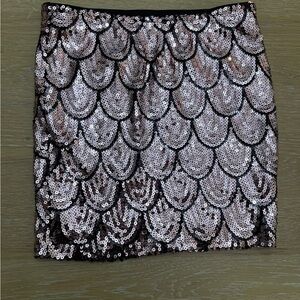 Lily Rose Classic Pink and Black Skirt